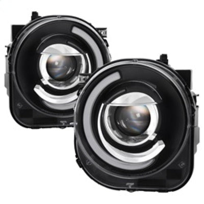 SPYDER xTune 15-17 Jeep Renegade Light Bar DRL Projector Headlights -Black (PRO-JH-JREN-LBDRL-BK) 9039720