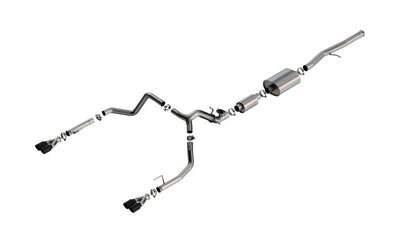 Borla 2024 Chevy Silverado 1500 6.2L V8 S-Type Catback Exhaust w/ Simulator - Black Chrome 140994BC
