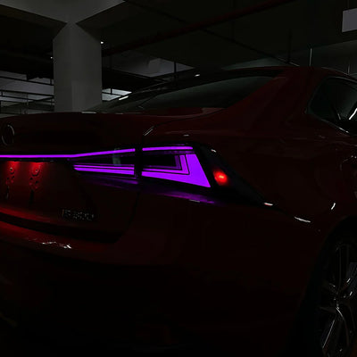 NTXGlow RGB Tail Lights 2014-2021 Lexus IS250 IS300 IS350 IS500 IS200t