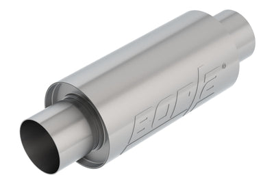 Borla Universal Resonator Option 3in Center/Center 5in Round x 10in 401339