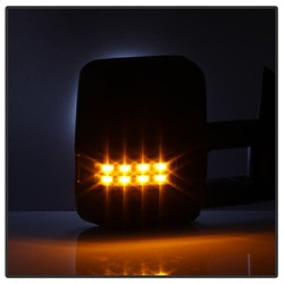 SPYDER xTune Chevy Silverado 03-06 G2 Heated Amber LED Signal Telescoping Mirrors MIR-CS03S-G2-PWH-AM-SET 9936685