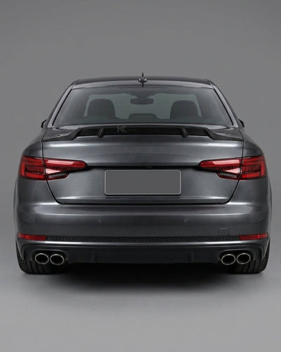 2017–2019 Audi A4 / A4 S-Line / S4 B9 Sedan R Style Ducktail Trunk Spoiler – Carbon Fiber