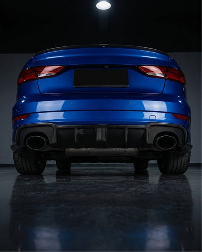 2017–2019 Audi RS3 8V Sedan Rear Bumper Diffuser Lip – Carbon Fiber