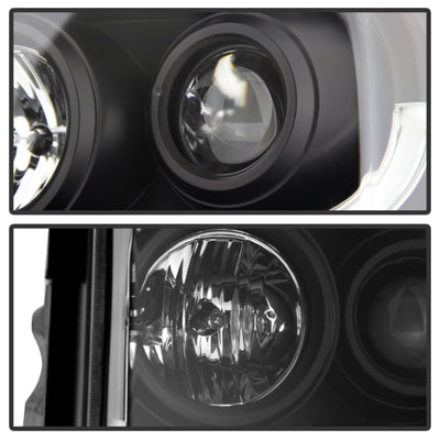 Spyder Ford Expedition 07-13 Projector Headlights Light Tube DRL Blk PRO-YD-FE07-LTDRL-BK 5079503
