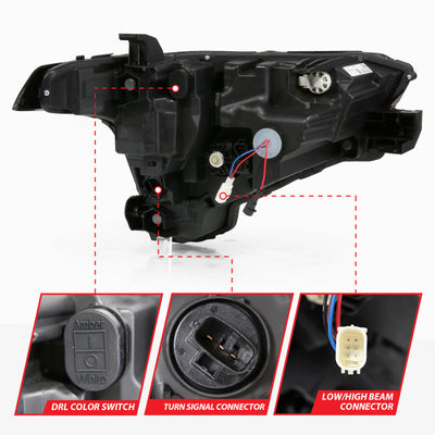 ANZO 22-24 Toyota Tundra (w/Factory LED Refl.) Z-Series Full LED Proj Headlights - Driver Side ONLY 111599X-L