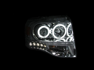Anzo 2007-2014 Ford Expedition Projector Headlights Chrome