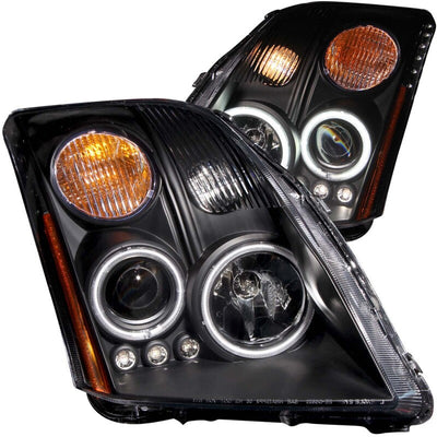Anzo 2007-2012 Nissan Sentra Projector Headlights Black