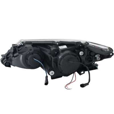 Anzo 2012-2013 Toyota Camry Projector Headlights w/ Halo Black