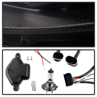 Spyder BMW E46 3-Series 02-05 4DR Projector Headlights 1PC LED Halo Blk PRO-YD-BMWE4602-4D-AM-BK 5042415