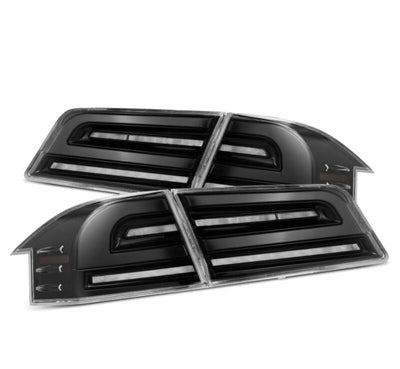 AlphaRex 12-21 Tesla Model S LUXX-Series LED Tail Lights - Alpha-Black 601110 *Discontinued
