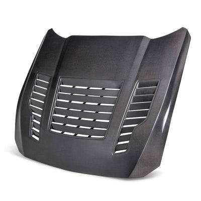 Anderson Composites 2024 Ford Mustang Type-GT4 Double-Sided Carbon Fiber Hood AC-HD24FDMU-GT4-DS