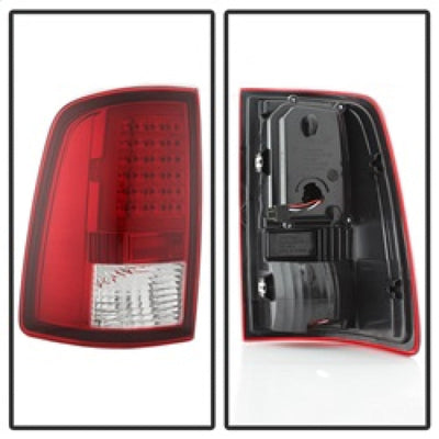 SPYDER xTune Dodge Ram 1500 09-16 LED Tail Lights Incandescent Model Only - Red Clear ALT-ON-DR09-LBLED-RC 5082213