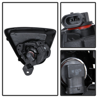 Spyder Mazda CX-5 2012-2015 OEM Fog Light W/Universal Switch- Clear FL-MCX52012-C 5080264