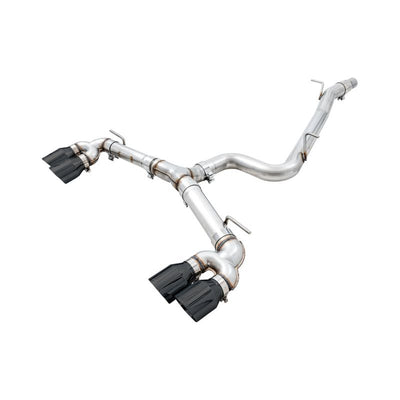 AWE Tuning 15-17 Volkswagen Golf R MK7 Track Edition Exhaust - Diamond Black Tips (102mm)