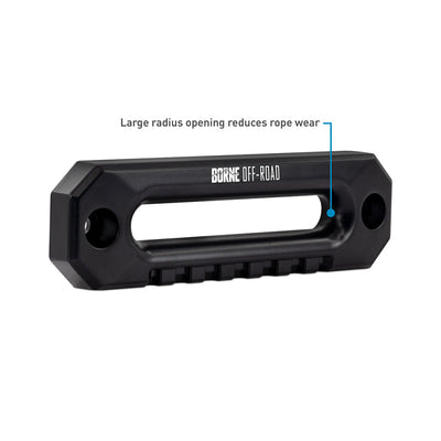 Borne Off-Road Hawse Fairlead - Black BNWN-HFL-01BK