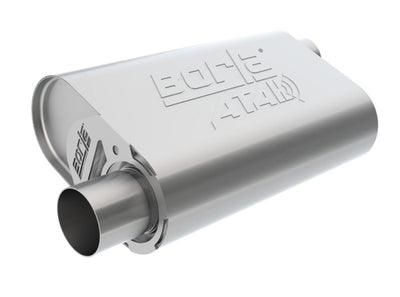 Borla CrateMuffler LS3 ATAK 2.5in Offset/Offset 14inx4.35inx9in Muffler 400947