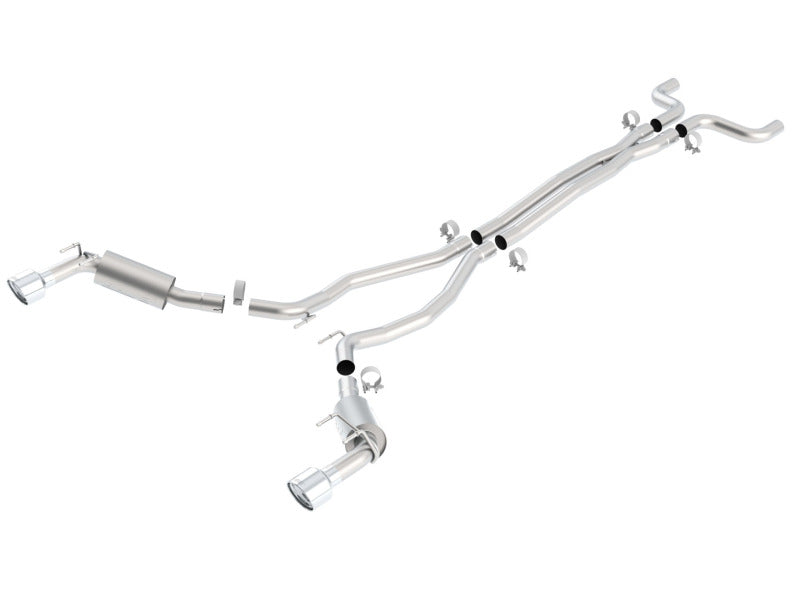 Borla 2010 Camaro 6.2L V8 S Type Catback Exhaust (does not work w/ factory ground affects package - 140280
