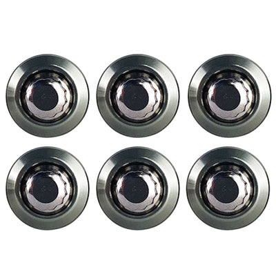 BLOX Racing New Fender Washers Kit M6 12pt - 6pc Large Diameter Gun Metal BXAC-00311-GM