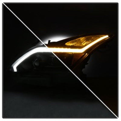 SPYDER xTune Infiniti G37 Coupe (non-AFS) 08-15 Projector Headlights - Black PRO-JH-IG3708-2D-LB-BK 9039331