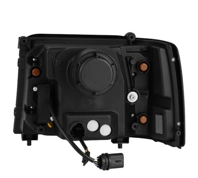 AlphaRex 92-96 Ford F-Series/Bronco PRO-Series Proj Headlight Blk w/Seq. Sig & DRL 880266 *Discontinued