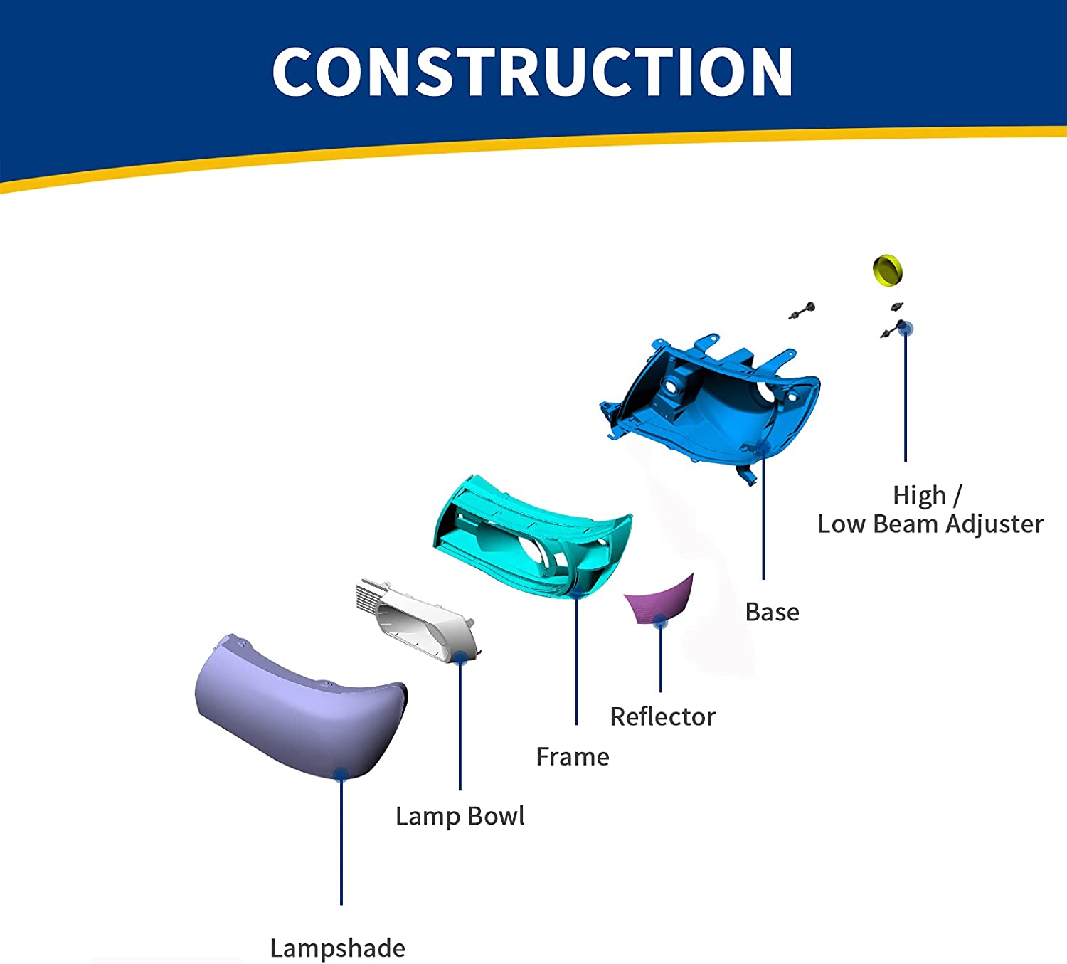 AutoSAVER88 Compatible Headlight Assembly (Not Compatible with Body Cladding Models)