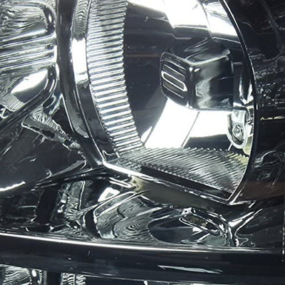 Dna Motoring Hlohcsil07smam Smoke Lens Amber Headlights Compatible With 0713 Silverado 1500