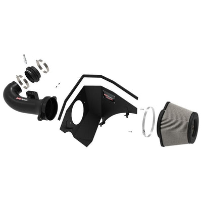 aFe 19-21 GM Trucks 5.3L/6.2L Track Series Carbon Fiber Cold Air Intake System W/ Pro Dry S Filters