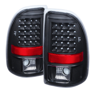 SPYDER Xtune Dodge Dakota 97-04 LED Tail Lights Black ALT-JH-DDAK97-LED-BK 9027017