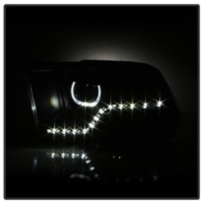 SPYDER xTune Dodge Ram 2009-2014 Halo LED Projector Headlights - Black PRO-JH-DR09-CFB-BK 9036729