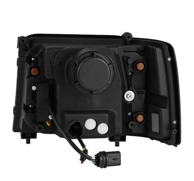 AlphaRex 92-96 Ford F-Series/Bronco NOVA-Series LED Proj Headlight Alpha-Bk w/Actv Light SS & SBDRL 880269 *Discontinued