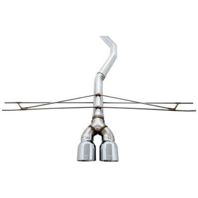 AWE Tuning 2016+ Honda Civic Si Track Edition Exhaust w/Front Pipe & Dual Chrome Silver Tips