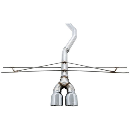 AWE Tuning 2016+ Honda Civic Si Track Edition Exhaust w/Front Pipe & Dual Chrome Silver Tips