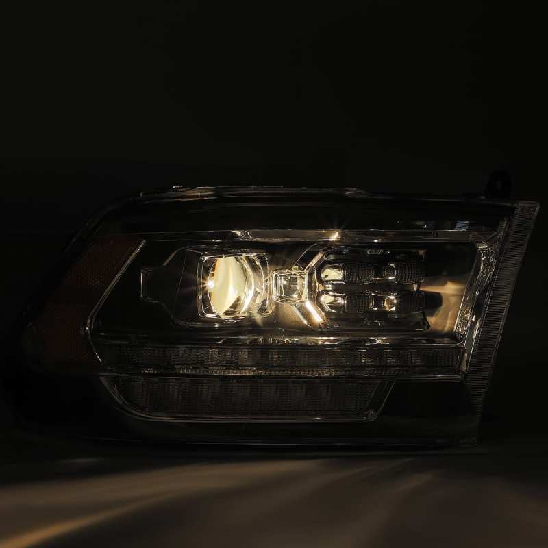 AlphaRex 09-18 Ram Truck PRO-Series (5th Gen 2500 Style) Projector Headlights Alpha-Black