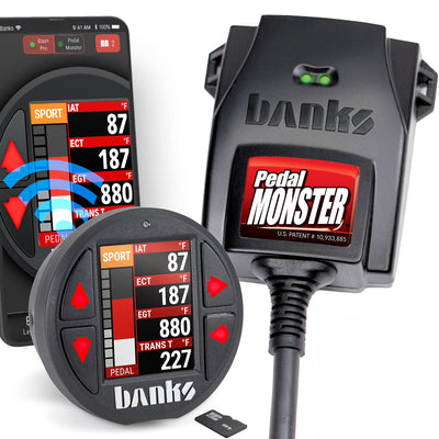Banks Power Pedal Monster Kit Molex MX64 6 Way With iDash Data Pro 64313-P