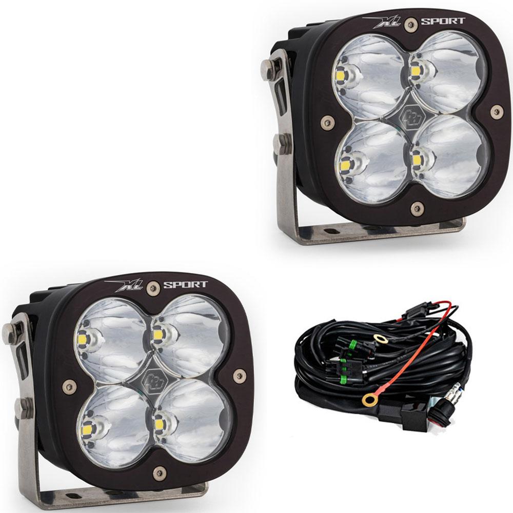Baja Designs XL Sport LED Auxiliary Light Pod Pair - Spot - Clear