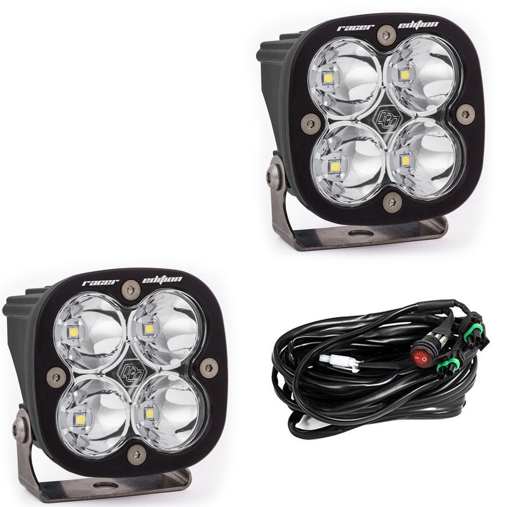 Baja Designs Squadron Racer Edition LED Auxiliary Light Pod Pair - Clear
