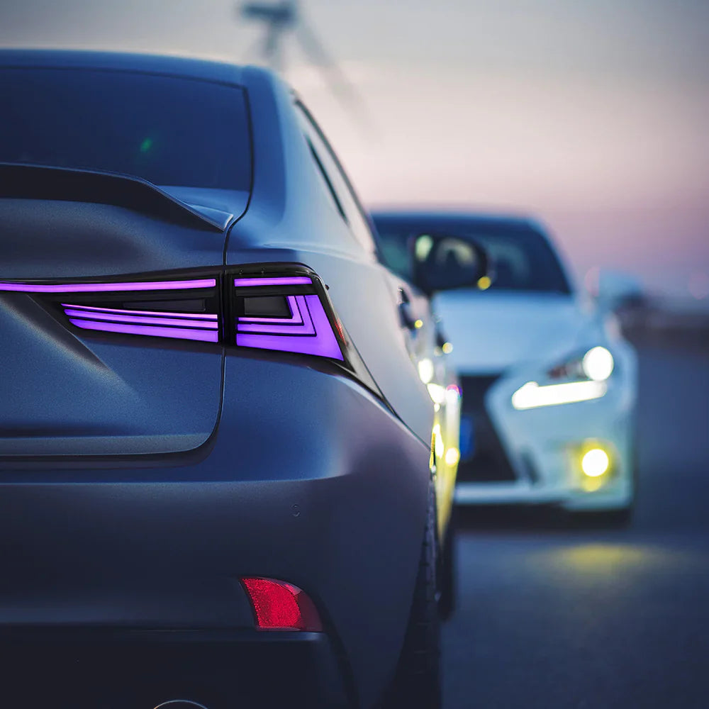 NTXGlow RGB Tail Lights 2014-2021 Lexus IS250 IS300 IS350 IS500 IS200t