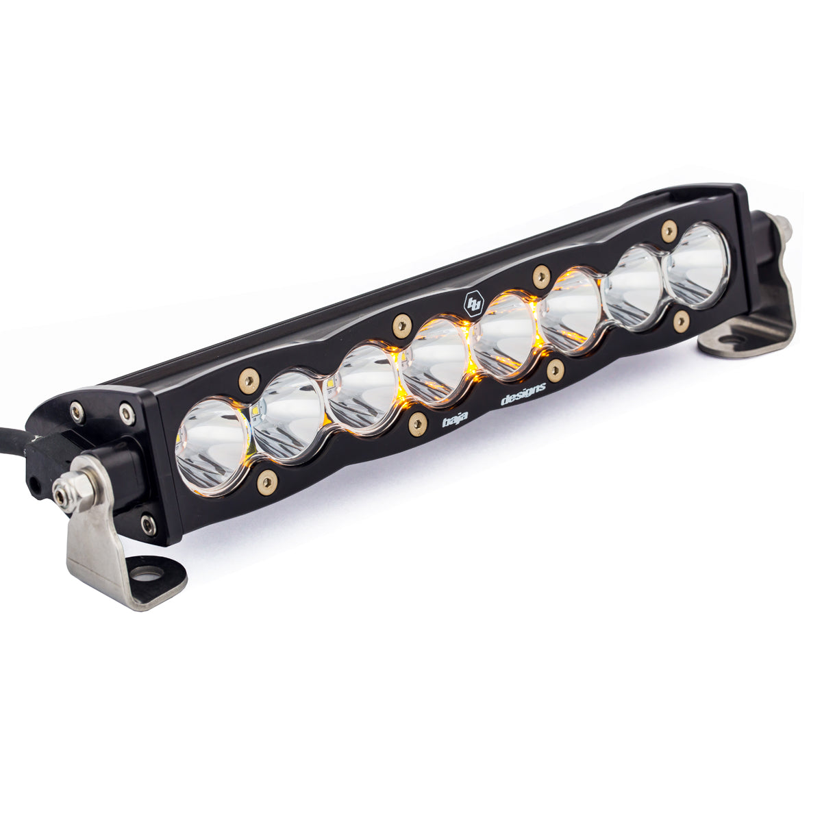 Baja Designs 10 inch S8 Straight LED Light Bar Spot Pattern