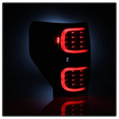 SPYDER xTune Ford F150 09-14 LED Tail Lights - Black ALT-ON-FF15009-LBLED-BK 5082169