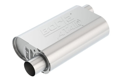 Borla CrateMuffler Small Block Chevrolet ATAK 2.5in Offset/Offset 14inx4.35inx9in Muffler 400774