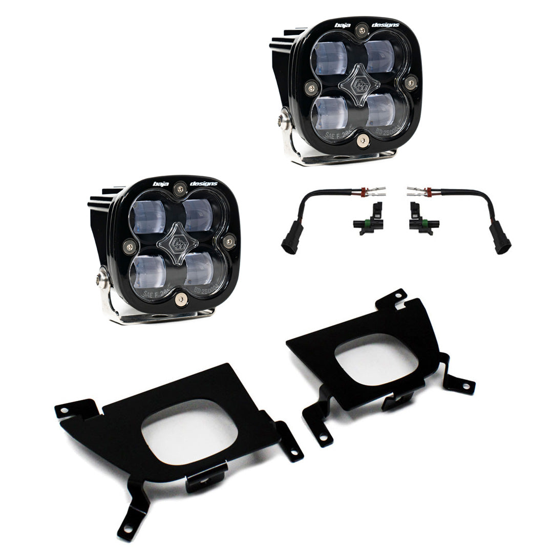 Baja Designs Chevy Squadron SAE Fog Pocket Light Kit - Clear