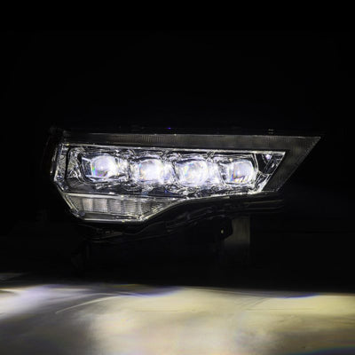 AlphaRex 14-24 Toyota 4Runner MK II NOVA-Series LED Projector Headlights Chrome