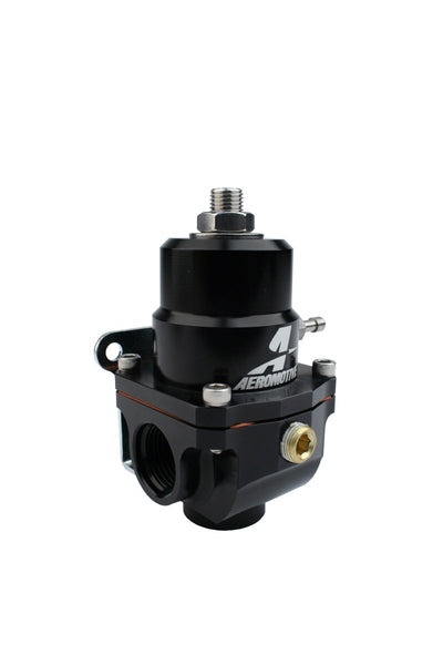 Aeromotive Regulator, X1 Adjustable, 35-75psi, .188 Valve, (2)-08Inlets, -08 Rtrn