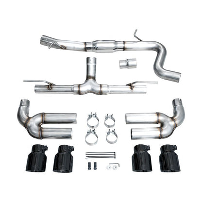 AWE 22-24 Audi 8Y S3 Track Edition Exhaust  - Diamond Black Tips