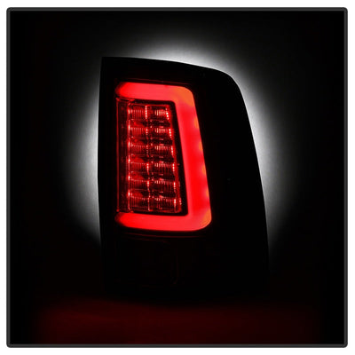 Spyder Dodge Ram 09-18 LED Tail Lights - All Black ALT-YD-DRAM09V2-LED-BKV2 (Incandescent Only) 5085917