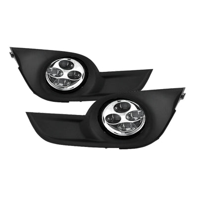 Spyder Nissan Altima 2013-2015 Sedan Daytime DRL LED Running Fog Lights w/Switch Clear FL-DRL-NA13-C 9031649