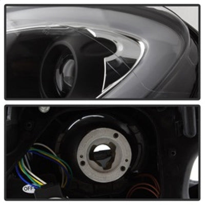 Spyder Mini Cooper Countryman 11-15 Headlights - Halogen Model Only - Black PRO-YD-MCO11-DRL-BK 5083449