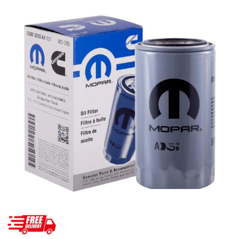Mopar 5.9L/6.7L Cummins 5083285aa Oil filter for 1989-2024 Dodge RAM OEM quality image 0