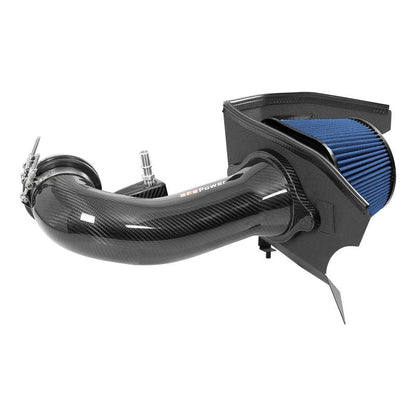 aFe 19-20 GM Trucks 5.3L/6.2L Track Series Carbon Fiber Cold Air Intake System With Pro 5R Filters