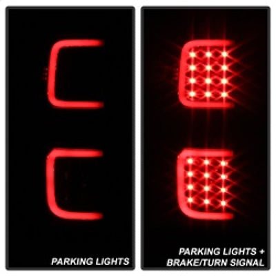 SPYDER xTune Ford F150 09-14 LED Tail Lights - Black ALT-ON-FF15009-LBLED-BK 5082169